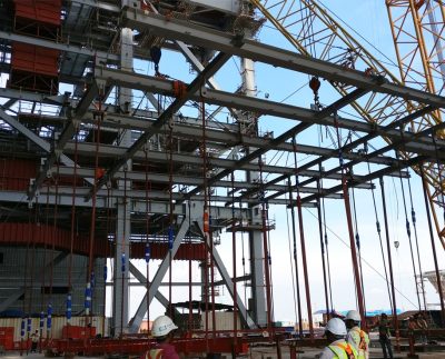 Boiler Roof Structure With-Hangers
