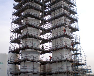Coldbox LIN Tank Scaffolding