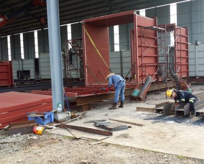 Ducting Fabrication At Workshop