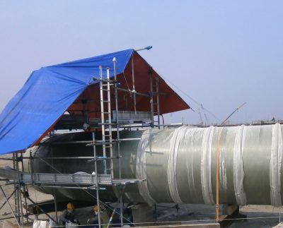 GRP Elbow Site Preassembly