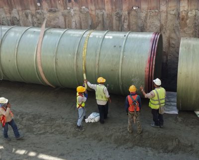 GRP Piping Installation