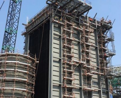 HRSG North West Main Platform Lift To Position