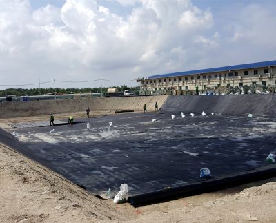 Hydrotest water treatment pond 2