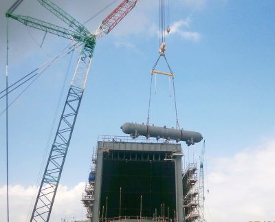 LP Steam Drum Lifting