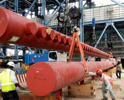 Pressure Parts Header Lifting